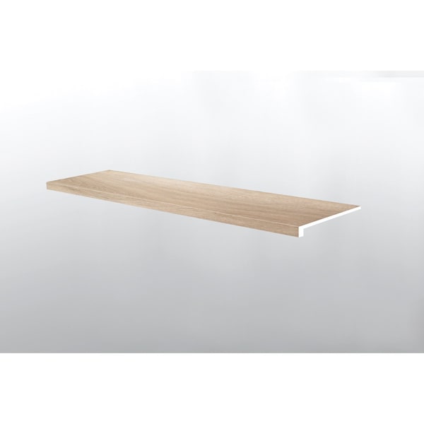 Ackland 1.25 in. T x 47.25 in. L x 12 in. W Straw Serenity LVP Flooring Trim Stair Tread Eased Edge, 2PK AKVTVSTSE-ST-EE - main